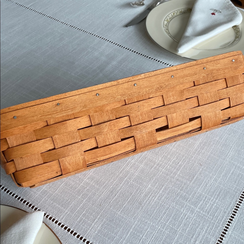 Longaberger Bread Basket and Warming Brick Excellent Condition - Picture 5 of 11